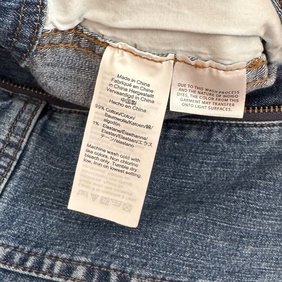 Madewell Denim Ruffle Sleeve Zip Front Jumpsuit Women’s Size 00 Boho Western - Picture 7 of 8